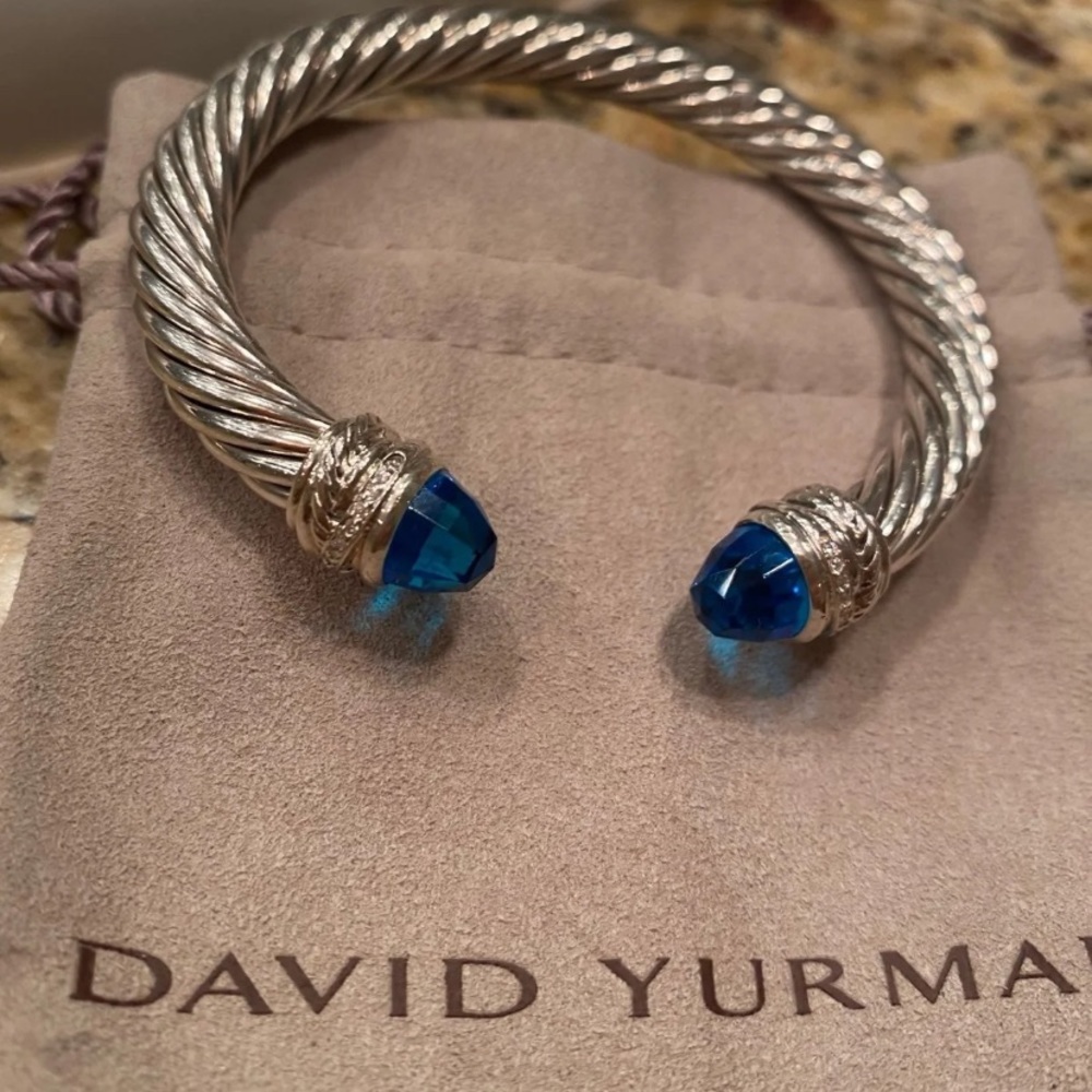 David Yurman Cable bracelet with diamonds
